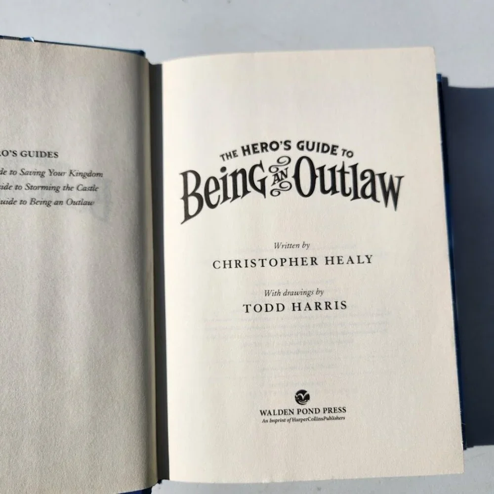 The Hero's Guide to Being an Outlaw 3 Book Hardcover 9780062118486 by Christophe